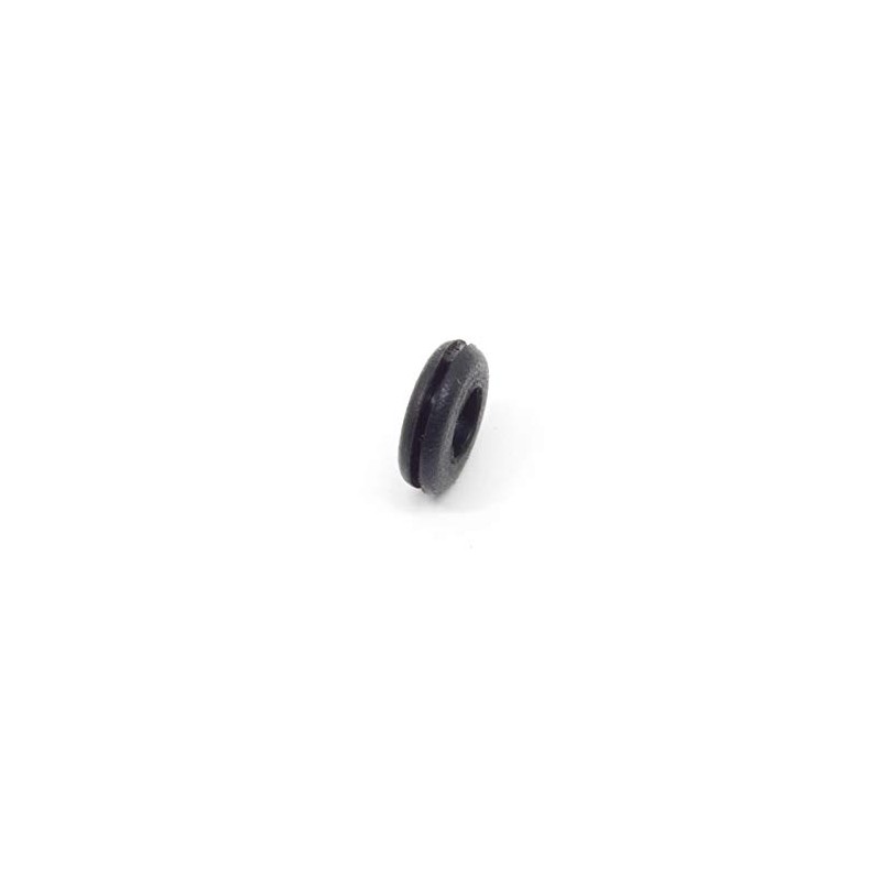 Pkg of 6 - Black SBR Rubber Push-in Grommet -