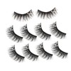 Mikinona 5 Pairs False Eyelashes for Women Lightweight Makeup Accessories