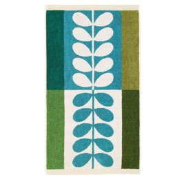 Orla Kiely Bathroom Towel Stem Check Willow - Hand Towel 50 x 90 cm