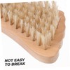 Healeved 1pc Wooden Nail Brush Pig Bristle for Nail Dust