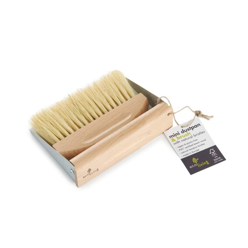Eco Living Supreme Quality Eco Mini Dustpan and Brush Set,