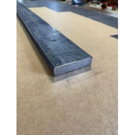 Generic 1"" x 3"" Steel Flat Bar x 10"" Length, A36 Hot Rolled Steel, Gray