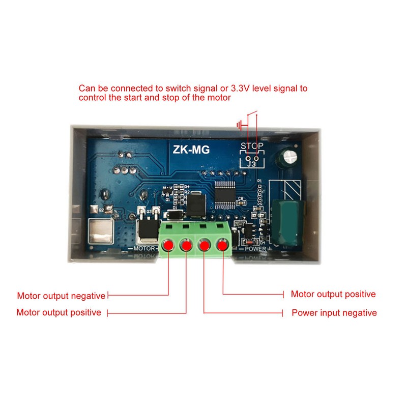 DC Motor Speed Controller ABS Practical PWM Governor for Electronic