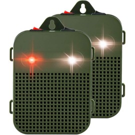 Glaobule Under Hood Rodent Repeller Battery Operated Vehicle Protection Rodent Defense Rats Mouse Deterrent for Cars Engine Garage RV Attic Under Hood Animal Repellent 2 Pack