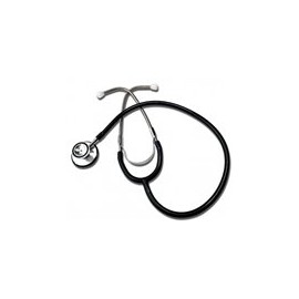 Stethoscope Dual Head - Black (22 in.)
