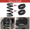 OwnMy 4PCS Rubber Coil Spring Spacers for Cars Heavy Duty