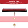 AYBUY 4Pcs Motorcycle Reflectors, Bolt Screw Rectangular Safety Reflector, Strong