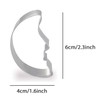 WJSYSHOP Moon Shape Cookie Cutter