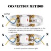 2 Pieces Light Switch AC 250V 10A Inline Cord Switch