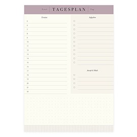 etmamu 656 Daily Planner Appointments Todo Pad A5 75 Sheets