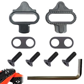 Cleats for Cycling Shoes Set, Cycling Cleats Compatible with Shimano SPD Systems, Bike Cleatss Anti-Slip, High-Performance, for Indoor Outdoor Road Bike & Mountain Bikes Black