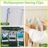 40 PCS Sewing Clips, Plastic Sewing Clips for Fabric, Quilting