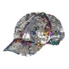 Boland 33004 - Rainbow Switch Hat, Reversible Sequins, Rainbow/Silver, Accessory,