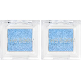 The Saem Saemmul Single Shadow Box BL01 Misty Blue / 더샘 샘물 싱글 섀도우 박스 BL01 미스티 블루 X2개