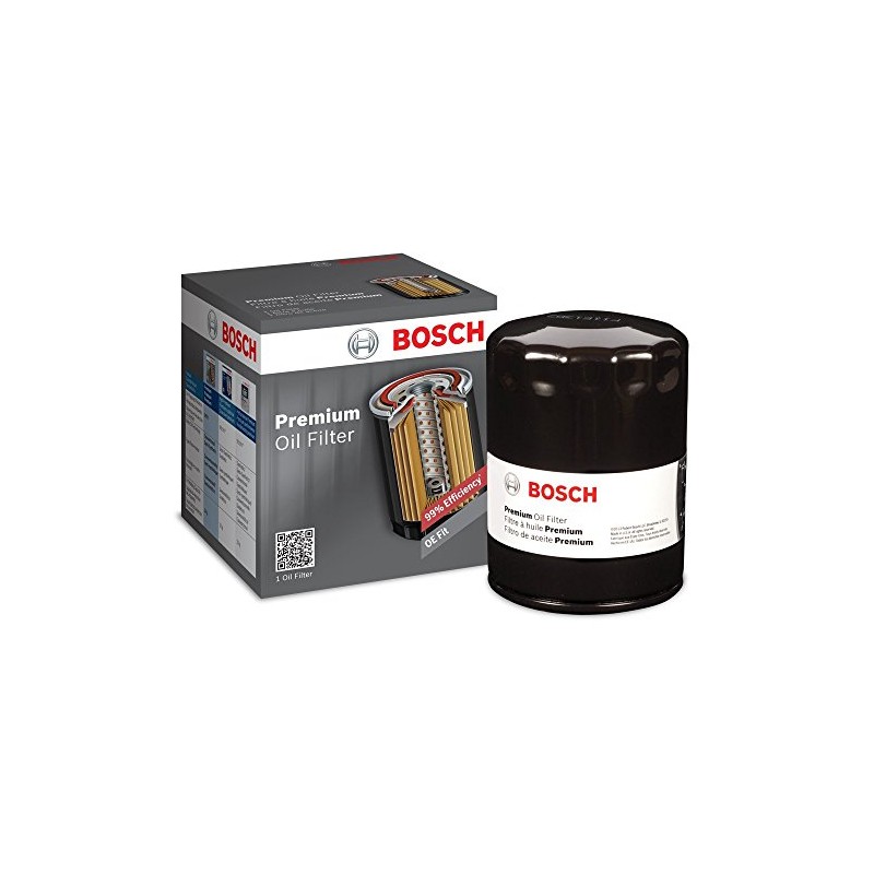 Bosch Premium Filtech Filtro de Aceite 3410, Negro