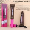 Eyebrow Gel Waterproof Formula Long-Wear Brow Gel, Volumizing, Buildable, Creamy