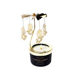 Kelly's Custom Candles Birthday Gifts for Women,Her,Funny Gift for Her,Unique Candle Gifts for Colleagues,Mom and Wife,Birthday,Rotating Scented Candles(Rose).