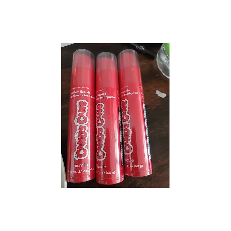 HISMILE limited Edition Candy Cane Flavor Toothpaste (60 g) New