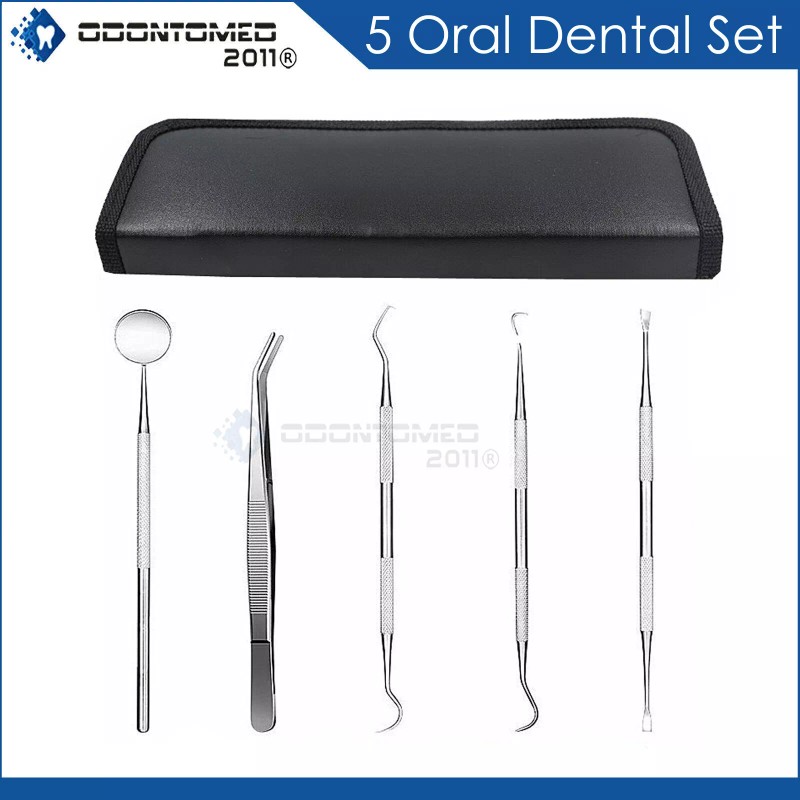 ODM 5 Pcs Professional Dental Oral Hygiene Scaler Kit Tools
