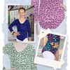 Hamishkane Kids Girls Long Sleeves Round Neck Leopard Print Gymnastics