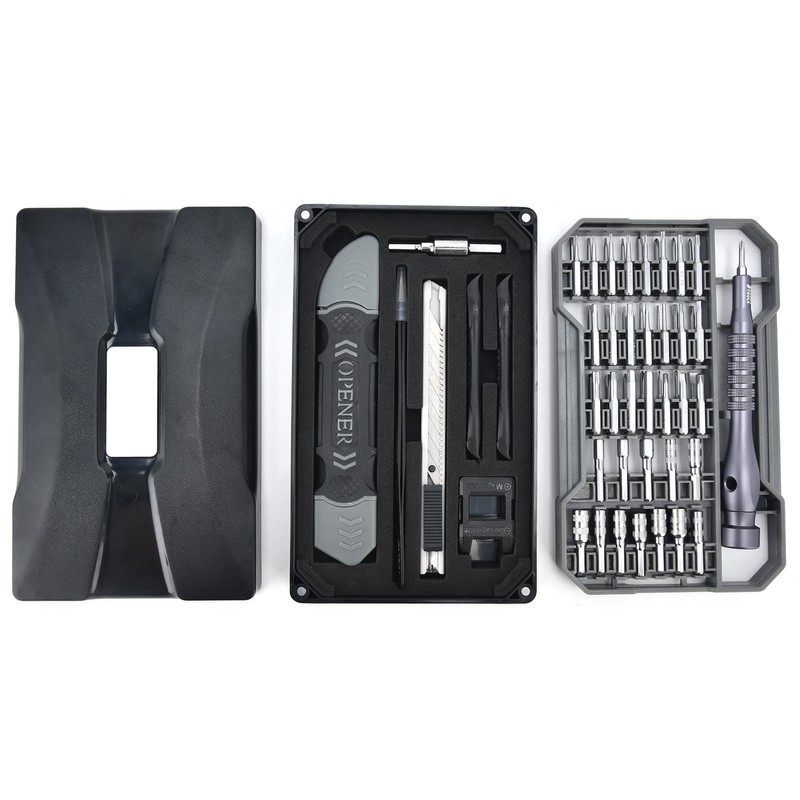 69Pcs Accurate Screwdriver Kit Magnetic 4x28mm Matte Chrome Long Diameter