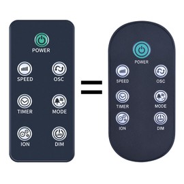 TCNOUMT Fan Remote Control Alternative to DXIONCF Dimplex Xpelair Fan Remote Control 7 Buttons model Ion Fresh, Black