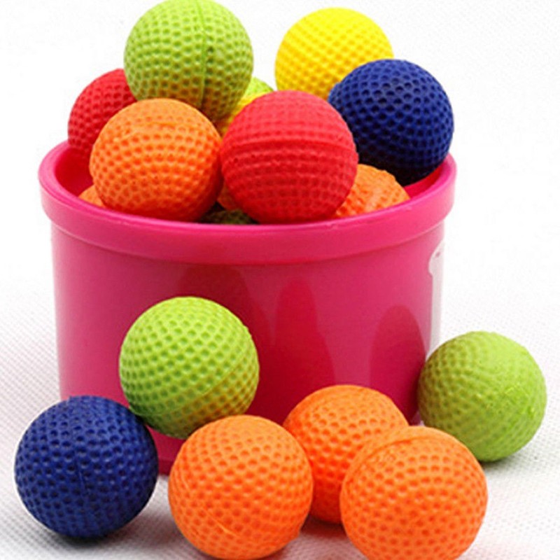 100Pcs Rounds Foam Ammo Refill Replace Balls Pack Children Kids