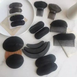 Gita 여성 뒷머리 붙임 머리핀 불륨핀 볼륨삔 3종세트 [3번 반달 3가지 세트] Women's Back Hair Clip Volume Pin Volume Pin 3-Piece Set [3 Half Moon 3 Types Set]
