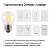 A15/G45 LED Bulb, 4 Watts Dimmable Mini Globe Style Bulb,