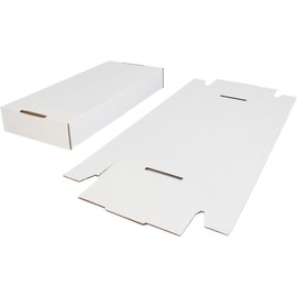 Square Deal Recordings & Supplies 7" 45rpm Vinyl Record Storage Box - Heavy Duty Cardboard with Removable Lid - Holds up to 200 7" Records - 1 Box #07BC09HD