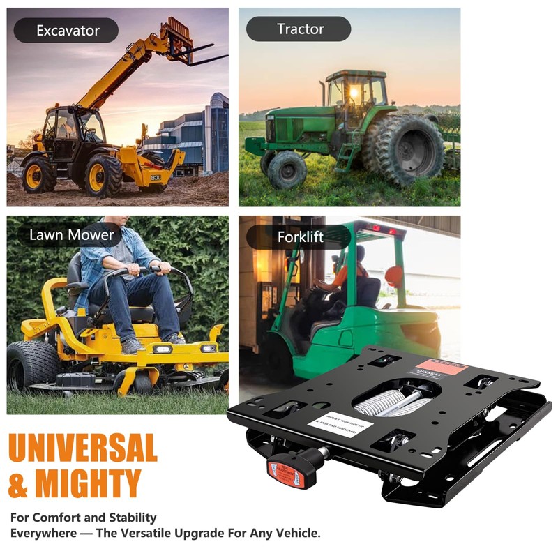 Universal Seat Suspension Kit Low Profile Heavy-Duty Suspension for Zero