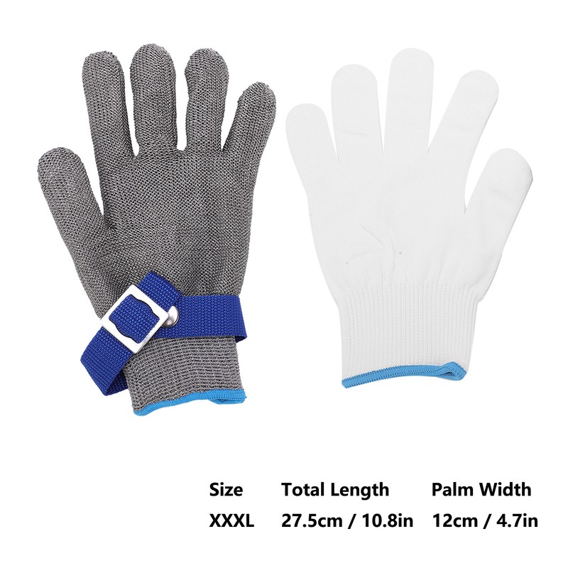 316 Stainless Steel Wire Glove Level 5 Cut Proof Stab