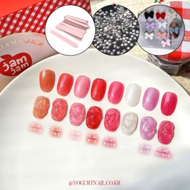 Yogurt Gel Jam Jam Glitter Gel + 30 parts / 요거트젤 잼잼 글리터젤+파츠30개