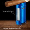 Visol Rhino Quad Torch Flame Refillable Gas Lighter (Shipped Without