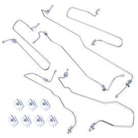 Fuel Injection Line Kit with Clamps 6PCS Fuel Injection Lines Compatible with Caterpillar 3406 3406B 3406C 1917941 1917942 1917943 1917944 1917945