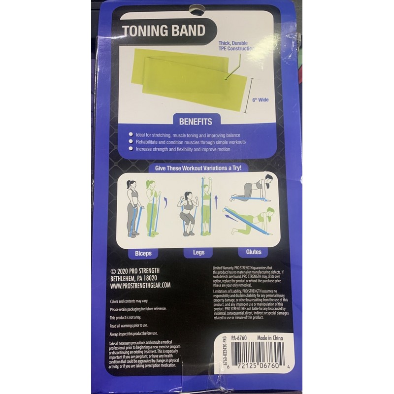 PRO STRENGTH EXTRA WIDE TONING RESISTANCE SCULPTING BAND