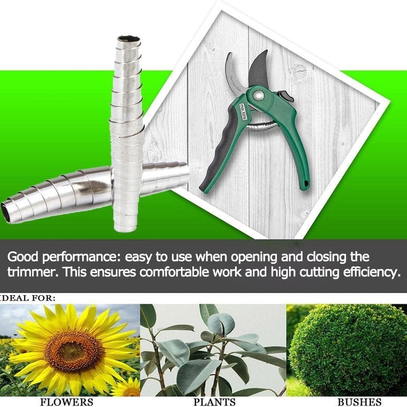 5pcs Silver Springs Pruners Replacement,Replacement Pruning Shear Spring,Pruning Shears Spare