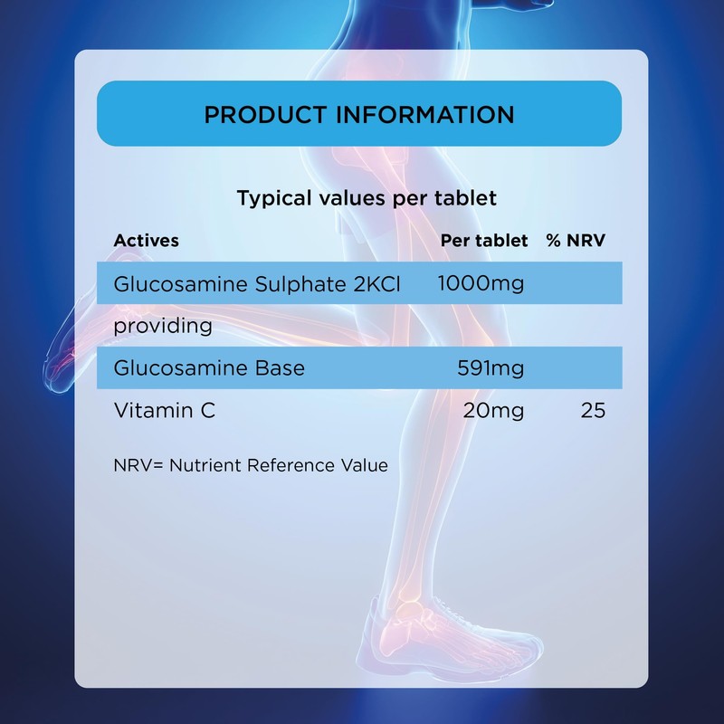 Healthspan Glucosamine Sulphate 2KCI 1,000mg (10 Months’ Supply) | Sustainably