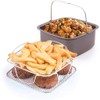 Nuwave 2pc Brio Air Fryer Cooking Accessory Kit, Reversible Rack
