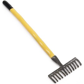 3 Pcs 1/12 Miniature Shovel Rake and Hoe Farm Tools Dollhouse Decoration Accessories Yard Supplies Scene Model Decor Set Accessories