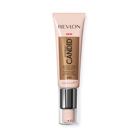 Revlon PhotoReady Candid Natural Finish Foundation, with Anti-Pollution, Antioxidant, Anti-Blue Light Ingredients, 530 Pecan, 0.75 fl. oz.