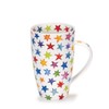 Dunoon bone china mug with Starburst design in Henley shape