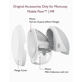 Momcozy Milk Collector for Mobile Flow | M9 Upgrade, Original Mobile Flow | M9 Upgrade Breast Pump Replacement Accessories, 1 PC