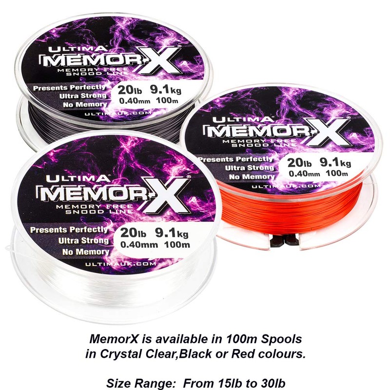Ultima MemorX Sea Fishing Line Fluo Red 25