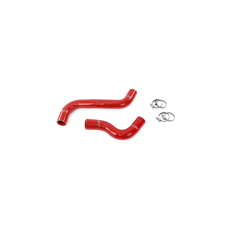 HPS Performance Red Silicone Radiator Hose Kit Coolant Compatible for