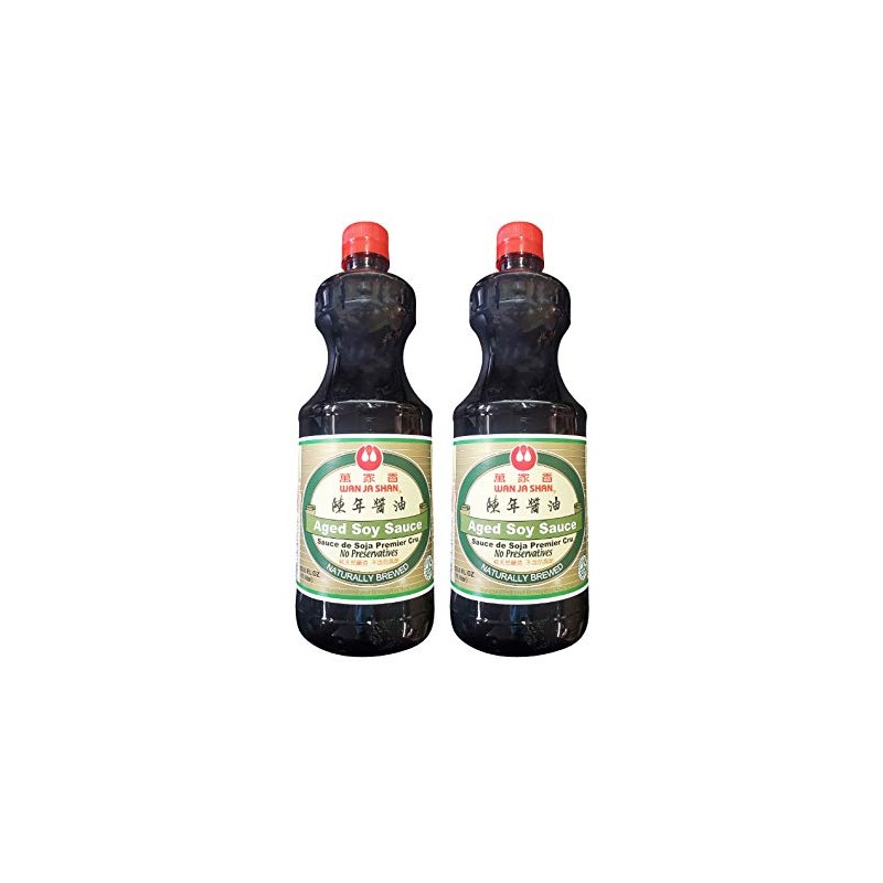 Wan Ja Shan Aged Soy Sauce, (2 Pack, Total of
