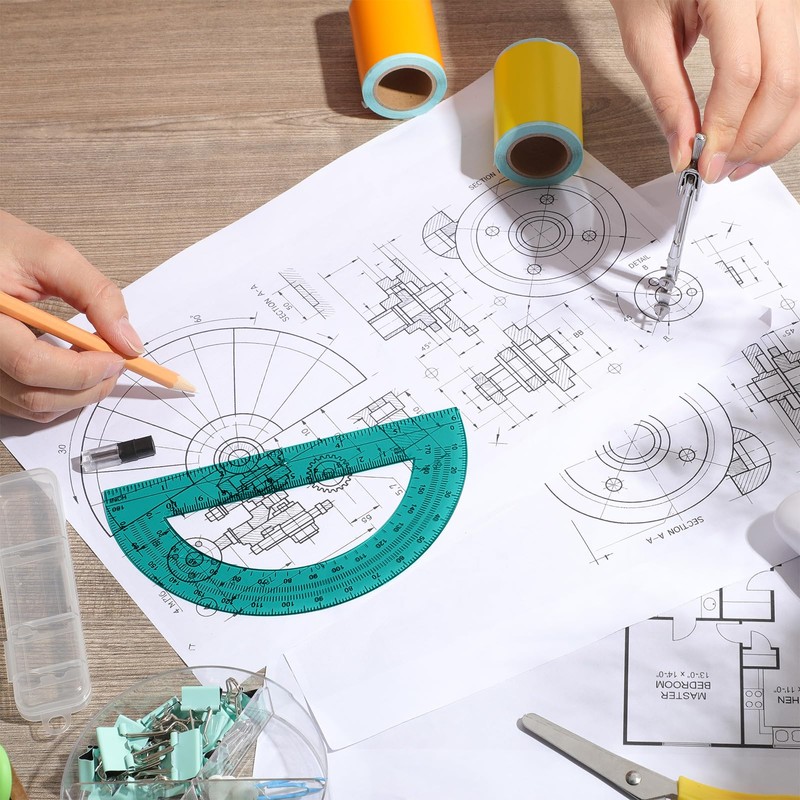 EBOOT Student Geometry Math Set, Drawing Compass and 6 Inch