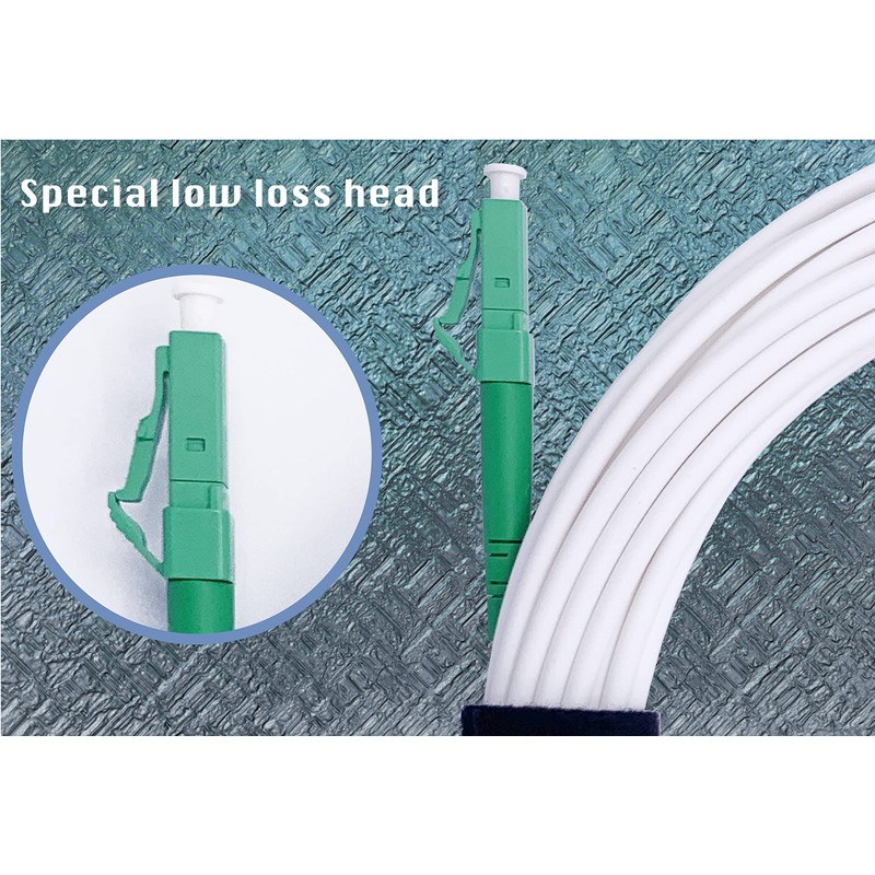 Elfcam® - 8 m Fibre Optic Cable LC/APC (9°) Polishing