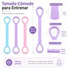 Bandas de Resistencia para Ejercicio, 3 Piezas, Yoga y Pilates