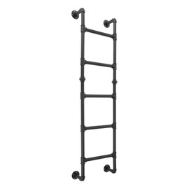Bunk Bed Ladder Wall-Mounted Bunk Bed Stairs Loft Steps Bunk Ladder Stairs for Attic Dorm RV Camper